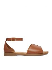 Lasocki Sandały CEO-WI16-FOXI-98 Brązowy. Brązowe sandały Lasocki, bez wzorów, ze skóry, bez obcasa, na płaskiej podeszwie, bez zapięcia. Za 159.99 zł.