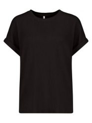 Sublevel Bluzka w kolorze czarnym rozmiar: S. Czarne bluzki Sublevel, s, bez wzorów, bez kołnierzyka, bez ramiączek. Za 43.99 zł.