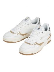 Pepe Jeans FOOTWEAR Sneakersy "Chester" w kolorze złoto-białym rozmiar: 40. Białe trampki Pepe Jeans FOOTWEAR, bez wzorów, z jeansu, bez zapięcia. Za 164.02 zł.