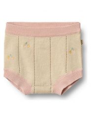 Wheat Szorty dzianinowe "Dua" w kolorze beżowym rozmiar: 74. Brązowe szorty Wheat, bez wzorów, z bawełny. Za 87.61 zł.