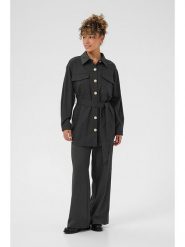 Cream Bluzka w kolorze antracytowym rozmiar: 42. Czarne bluzki Cream, bez wzorów, z tkaniny, bez kołnierzyka, bez ramiączek. Za 173.99 zł.