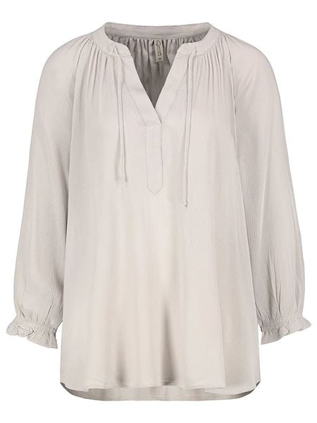 Eight2Nine Bluzka w kolorze kremowym rozmiar: L. Brązowe bluzki Eight2Nine, l, bez wzorów, z wiskozy, bez kołnierzyka, bez ramiączek. Za 74.81 zł.