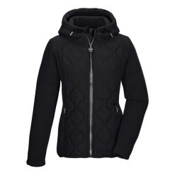 Kurtka polarowa damska Killtec KSW 108 WMN FLC JCKT. Niebieskie kurtki narciarskie Killtec, uniwersalny, bez wzorów, z materiału, z kapturem, narciarskie. Za 399.99 zł.