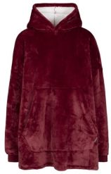 Trespass Cosiness - Obszerna bluza z kapturem AT300 Dark Cherry. Czerwone bluzy 2117 OF SWEDEN, na zimę, bez wzorów, z polaru, z kapturem. Za 213.35 zł.