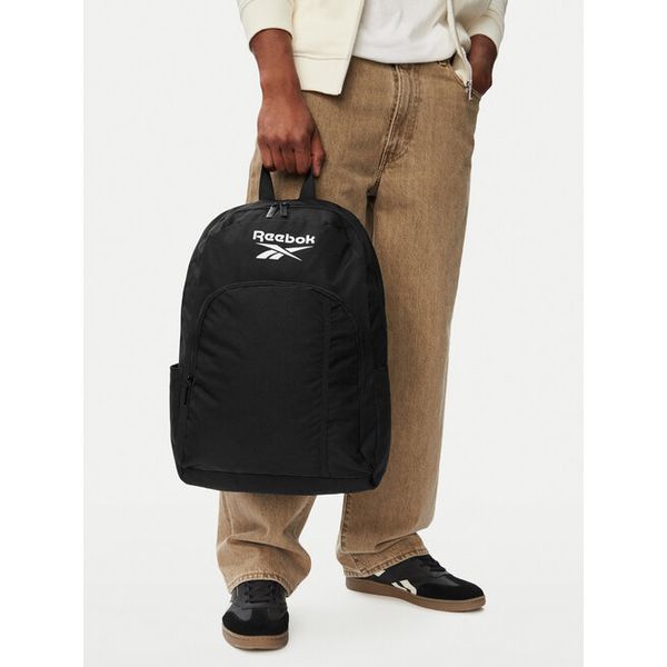 Plecak Reebok. Czarne plecaki Reebok, bez wzorów. Za 69.99 zł.