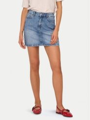 ONLY Spódnica jeansowa Stella 15339630 Niebieski Regular Fit. Niebieskie spódnice Only, s, bez wzorów, z bawełny. Za 139.99 zł.