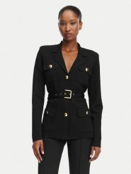 Elisabetta Franchi Marynarka MK-10B-62E2-V600 Czarny Slim Fit. Czarne marynarki i żakiety Elisabetta Franchi, bez wzorów, z poliamidu. Za 2,549.00 zł.