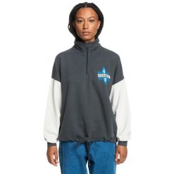 Bluza dla Kobiety UNI Czarny. Czarne bluzy sportowe Quiksilver, m, bez wzorów, z bawełny, bez kaptura. Za 319.99 zł.