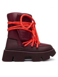 United Nude Śniegowce Stomper Snow Boot 11052993161 Bordowy. Czerwone trapery i śniegowce United Nude, z materiału. Za 1,389.00 zł.