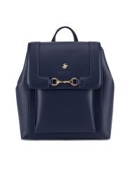 Beverly Hills Polo Club Plecak BHPC-K-043-06 Granatowy. Niebieskie plecaki Beverly Hills Polo Club, bez wzorów, z materiału. Za 174.99 zł.