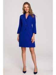 Stylove Sukienka w kolorze niebieskim rozmiar: XXL. Niebieskie sukienki Stylove, xxl, bez wzorów, bez kołnierzyka, bez ramiączek, midi. Za 82.99 zł.