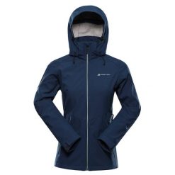 Kurtka damska trekkingowa softshell Alpine Pro Hoora 2. Niebieskie kurtki sportowe Alpine Pro, bez wzorów, z softshellu, bez kaptura, trekkingowe. W wyprzedaży za 499.00 zł.