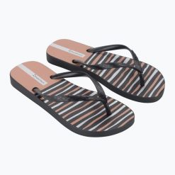 Japonki damskie Ipanema Classic Happy XII. Czarne klapki Ipanema, bez wzorów, bez obcasa. Za 39.99 zł.