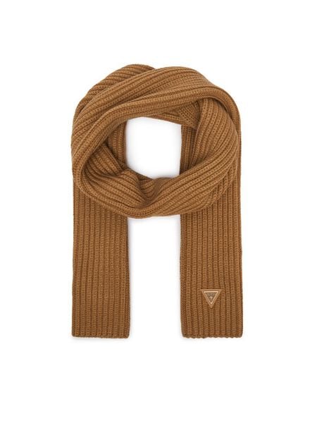 Guess Szalik AW5624 VIS03 Brązowy. Brązowe rękawiczki Guess, z aplikacjami, z wiskozy. Za 234.99 zł.