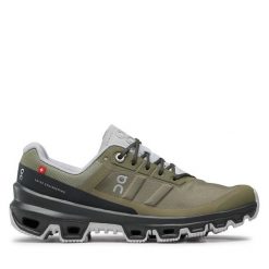 Buty do biegania On. Zielone obuwie sportowe On, bez zapięcia, do biegania. Za 519.99 zł.