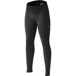 Legginsy damskie z wkładką Shimano Performance Windbreak Black. Czarne legginsy Shimano, m, bez wzorów, z materiału. Za 346.54 zł.