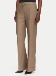 BOSS Spodnie materiałowe Talia5 50564488 Brązowy Regular Fit. Brązowe spodnie materiałowe Boss, bez wzorów, z materiału. Za 1,059.00 zł.