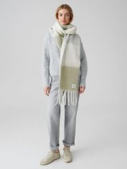 OPUS Szal "Ascottie" w kolorze miętowym rozmiar: onesize. Zielone szaliki Opus, bez wzorów, z materiału. Za 73.99 zł.