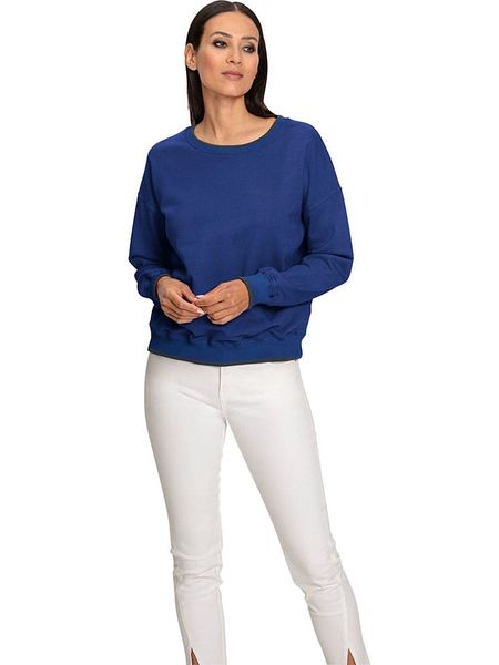 Heine Sweter w kolorze granatowym rozmiar: 34. Niebieskie swetry Heine, bez wzorów, z bawełny, bez ramiączek. Za 59.95 zł.