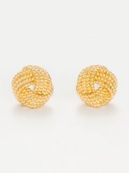 OR ÉCLAT Złote kolczyki-wkrętki "Tourbillon d'amour" rozmiar: onesize. Żółte kolczyki OR ÉCLAT, złote. Za 608.99 zł.