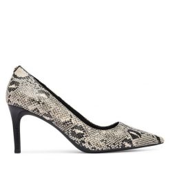 Szpilki MICHAEL Michael Kors. Brązowe szpilki MICHAEL Michael Kors, bez wzorów, bez obcasa, na szpilce, bez zapięcia. Za 679.99 zł.
