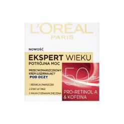 Loreal Ekspert Wieku 50+ Krem ujędrniający pod oczy 15ml. Kremy pod oczy Loreal. Za 22.34 zł.