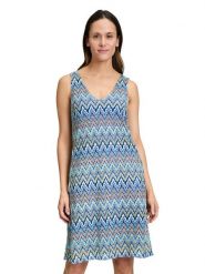 Vera Mont Sukienka w kolorze niebiesko-zielonym rozmiar: 36. Niebieskie sukienki Vera Mont, bez wzorów, bez kołnierzyka, bez ramiączek, mini. Za 173.99 zł.