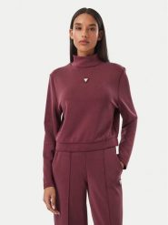Guess Bluza V4YQ05 KCAY2 Bordowy Regular Fit. Czerwone bluzy sportowe Guess, m, z aplikacjami, z syntetyku, bez kaptura. Za 324.99 zł.