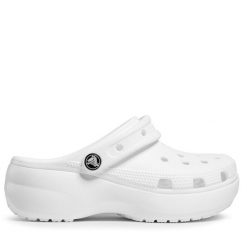 Klapki Crocs. Szare klapki Crocs, bez wzorów, bez obcasa. Za 259.99 zł.