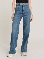 G-Star Dżinsy "Deck 2.0" - Loose fit - w kolorze niebieskim rozmiar: W27/L32. Niebieskie jeansy G-Star, l, z aplikacjami, z podwyższonym stanem. Za 289.88 zł.
