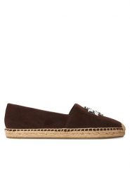 Tory Burch Espadryle Eleanor Espadrille 169623 Brązowy. Brązowe espadryle Tory Burch, bez wzorów, ze skóry, bez obcasa, bez zapięcia. Za 1,399.00 zł.