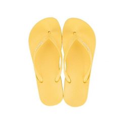 Japonki damskie Ipanema Anat Colors. Żółte klapki Ipanema, bez wzorów, bez obcasa. Za 59.99 zł.