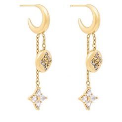 Kolczyki Guess. Żółte kolczyki Guess, złote. Za 329.99 zł.