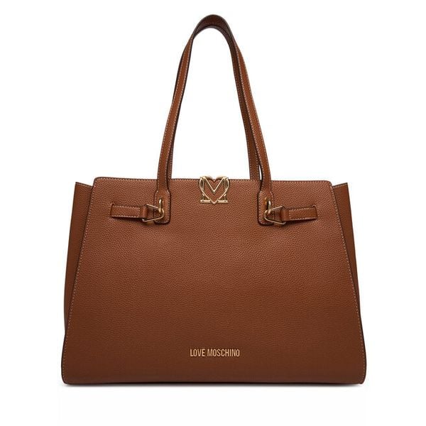 Torebka LOVE MOSCHINO. Brązowe shopper Love Moschino, bez wzorów, bez dodatków. Za 1,099.00 zł.