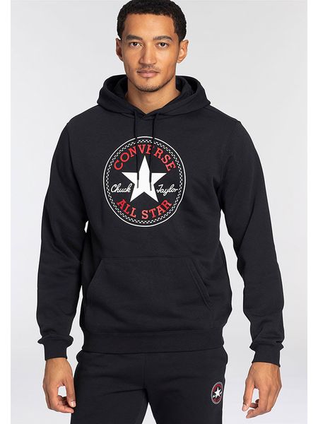 Converse Bluza w kolorze czarnym rozmiar: S. Czarne bluzy Converse, s, bez wzorów, z kapturem. Za 144.95 zł.