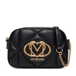 Torebka LOVE MOSCHINO. Czarne listonoszki Love Moschino, bez wzorów, bez dodatków. Za 879.99 zł.