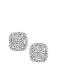 Revoni Złote kolczyki-wkrętki z diamentami rozmiar: onesize. Szare kolczyki Revoni, z diamentem, złote. Za 2,479.99 zł.