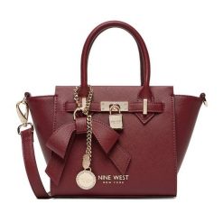 Torebka Nine West. Czerwone torebki klasyczne Nine West, bez wzorów, bez dodatków. Za 329.99 zł.