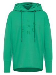 ELBSAND Bluza "Dana" w kolorze zielonym rozmiar: L. Zielone bluzy ELBSAND, l, bez wzorów, z kapturem. Za 180.06 zł.