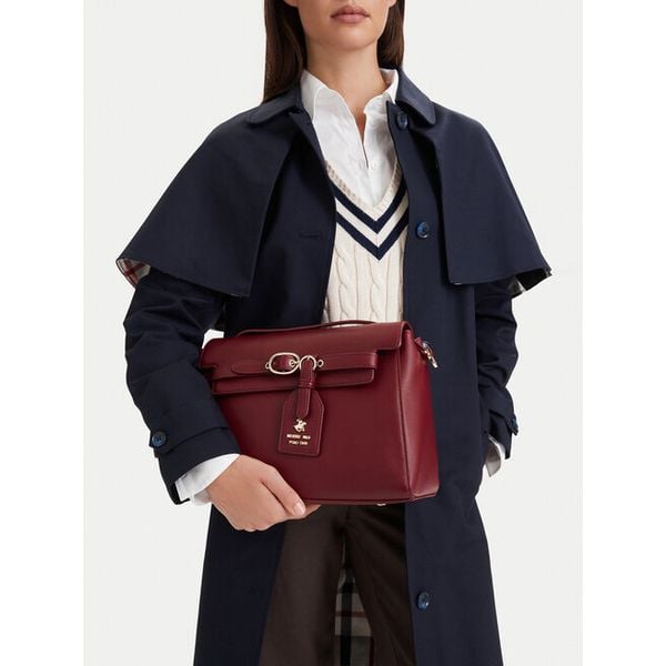 Torebka Beverly Hills Polo Club. Czerwone torebki klasyczne Beverly Hills Polo Club, bez wzorów, bez dodatków. Za 229.99 zł.