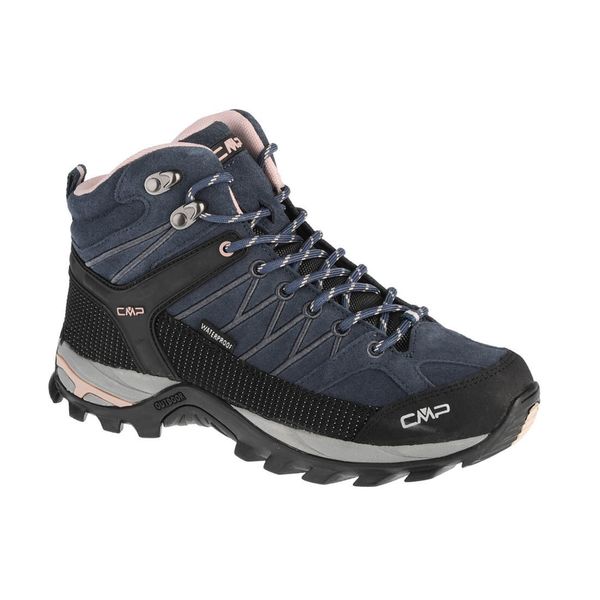 Buty trekkingowe damskie, CMP Rigel Mid. Czarne trekkingi CMP, z materiału, outdoorowe. Za 339.99 zł.