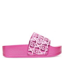 Klapki Liu Jo. Czerwone klapki Liu Jo, bez wzorów, bez obcasa. Za 199.99 zł.