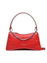 KARL LAGERFELD Torebka 231W3020 Czerwony. Czerwone torebki klasyczne KARL LAGERFELD, bez wzorów, ze skóry, bez dodatków. Za 1,239.00 zł.