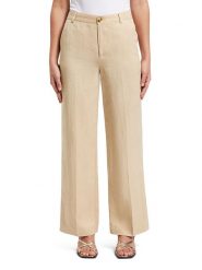 Scotch & Soda Spodnie w kolorze beżowym rozmiar: W31/L32. Brązowe spodnie materiałowe Scotch & Soda, l, bez wzorów, z materiału. Za 127.05 zł.