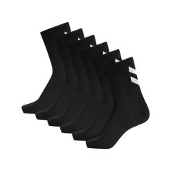 Skarpetki czarne Hummel hmlCHEVRON 6-PACK SOCKS uniwersalne. Czarne skarpety Hummel, bez wzorów. Za 89.00 zł.