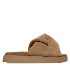 Klapki Inuikii. Brązowe klapki Inuikii, bez wzorów, bez obcasa. Za 899.99 zł.