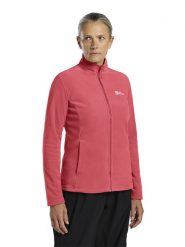 Jack Wolfskin Kurtka polarowa "Taunus" w kolorze różowym rozmiar: L. Różowe swetry Jack Wolfskin, l, bez wzorów, z materiału, bez ramiączek. Za 154.07 zł.