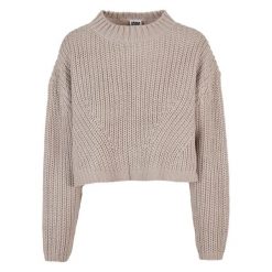 Oversizowa Bluza Damska Z Szerokimi Rękawami. Szare bluzy Urban Classics, xl, bez wzorów, bez kaptura. Za 147.99 zł.