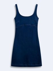 LTB Sukienka dżinsowa "Selera" w kolorze granatowym rozmiar: XL. Niebieskie sukienki LTB, xl, bez wzorów, bez kołnierzyka, bez ramiączek, mini. Za 152.99 zł.