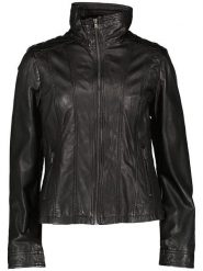 7eleven Skórzana kurtka "Dorie" w kolorze czarnym rozmiar: 36. Czarne kurtki 7eleven, bez wzorów, ze skóry, bez kaptura. Za 434.99 zł.